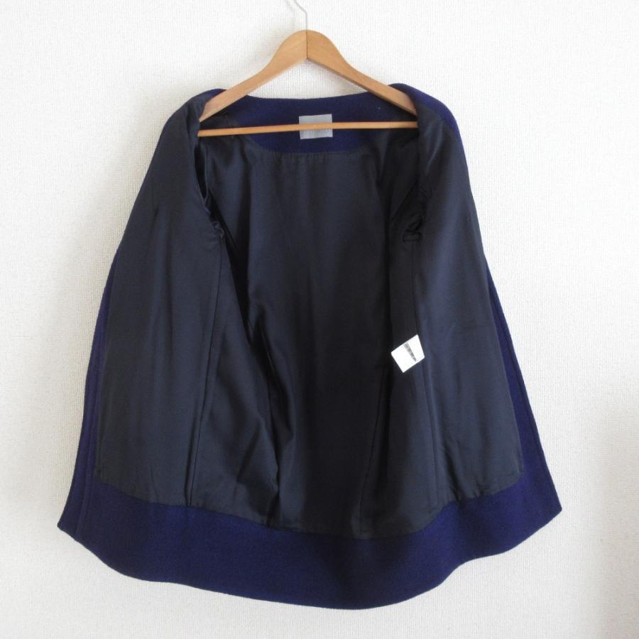theory luxe（セオリーリュクス） 美品 ミドル丈 ノーカラーコート  