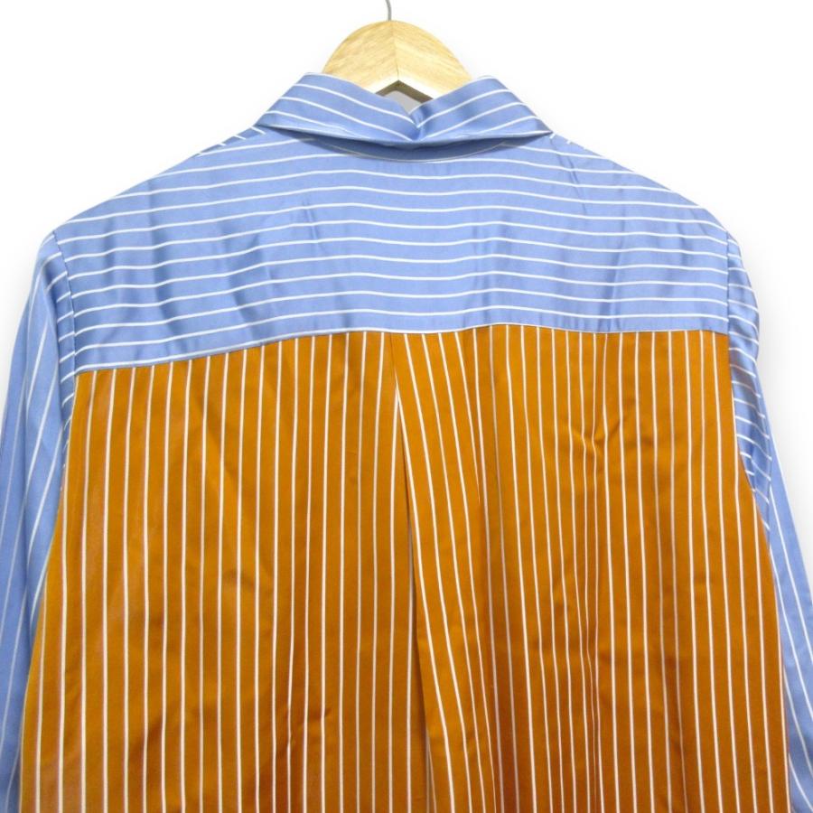 MYLAN マイラン Bi-Color Stripe Shirt Dress ストライプ柄 長袖