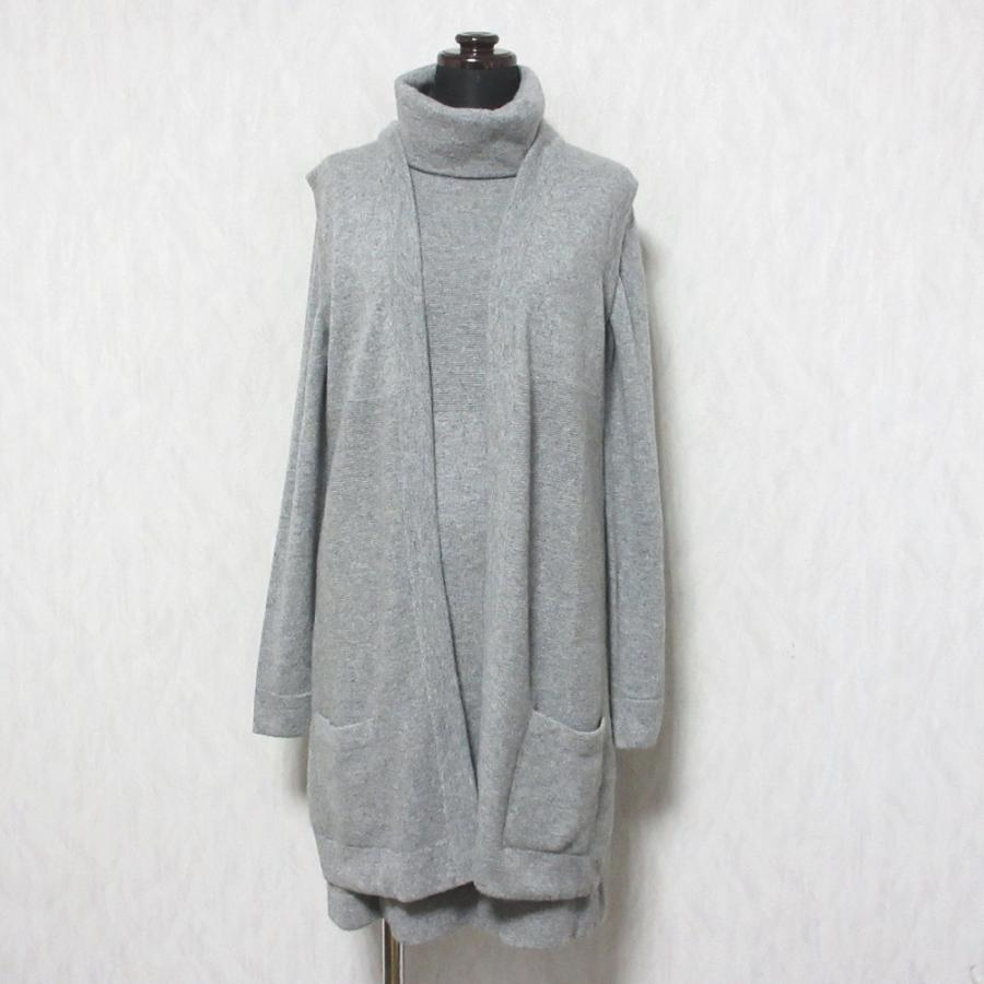 美品 CESARE FABBRI チェザレファブリ カシミア100％ タートルネック 