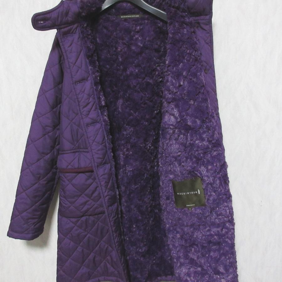 美品】 MACKINTOSH ボアキルティング フードコート レディース S 