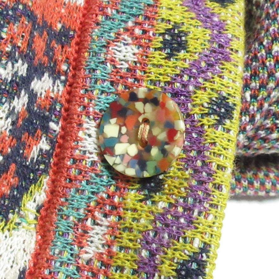 MISSONI（ミッソーニ） 美品 ヨーロッパ柄 総柄 コットンニット