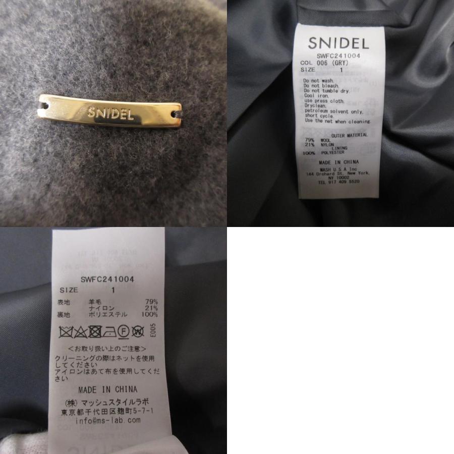 SNIDEL（スナイデル） 美品 24SS SNIDEL ウールドレスコート ベルト