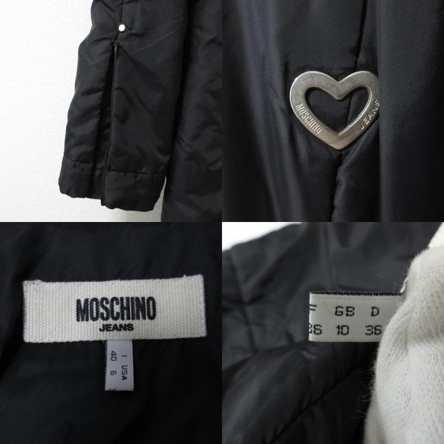 良品 MOSCHINO モスキーノジーンズ ハートモチーフ ダブルジップ 