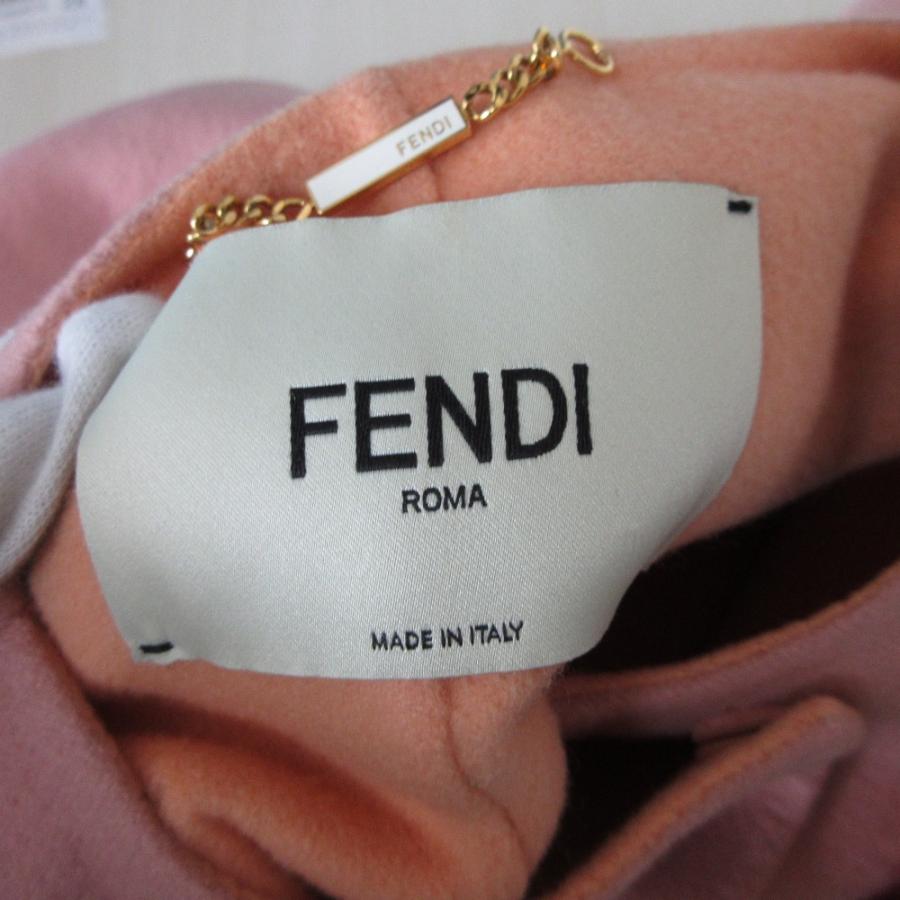 FENDI（フェンディ） 美品 カシミヤ100％ ミンク×フォックスファー