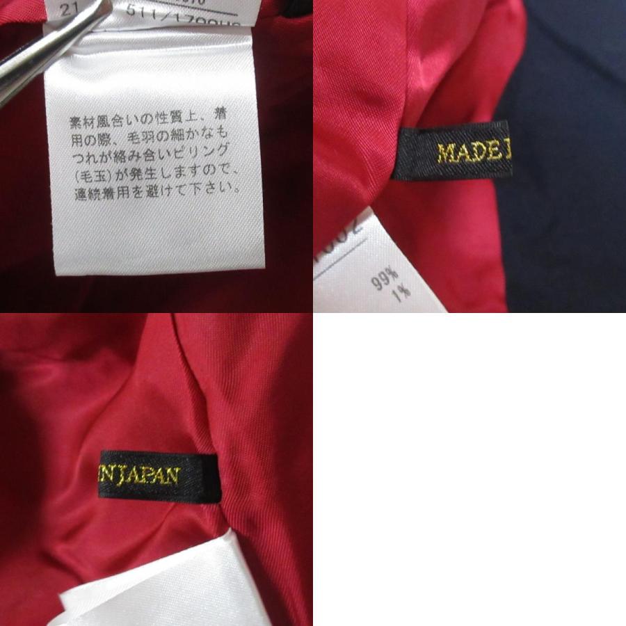 INED（イネド） 良品 金ボタン 紺ブレ ブレザー ダブルブレスト