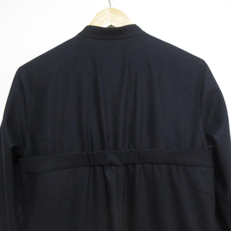 ebure 美品 24AW ebure エブール ウール×カシミアポプリン 長袖 