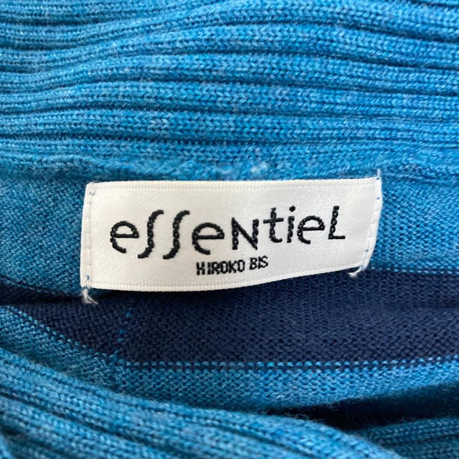 HIROKO BIS 美品 essentiel エッセンシャル ヒロコビス ボーダー 