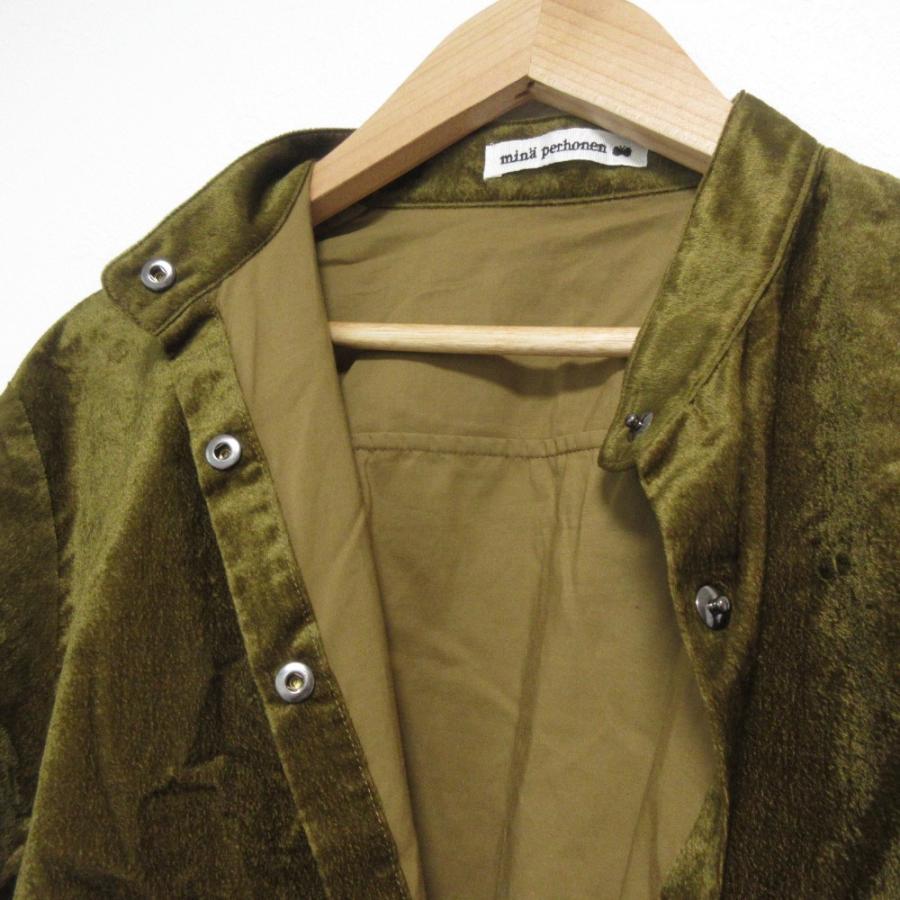 mina perhonen 美品 23AW ミナペルホネン syva ベロア 長袖