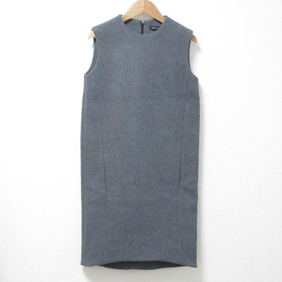 美品】YOKO CHAN ヨーコチャン ビジュー ノースリーブ ワンピース