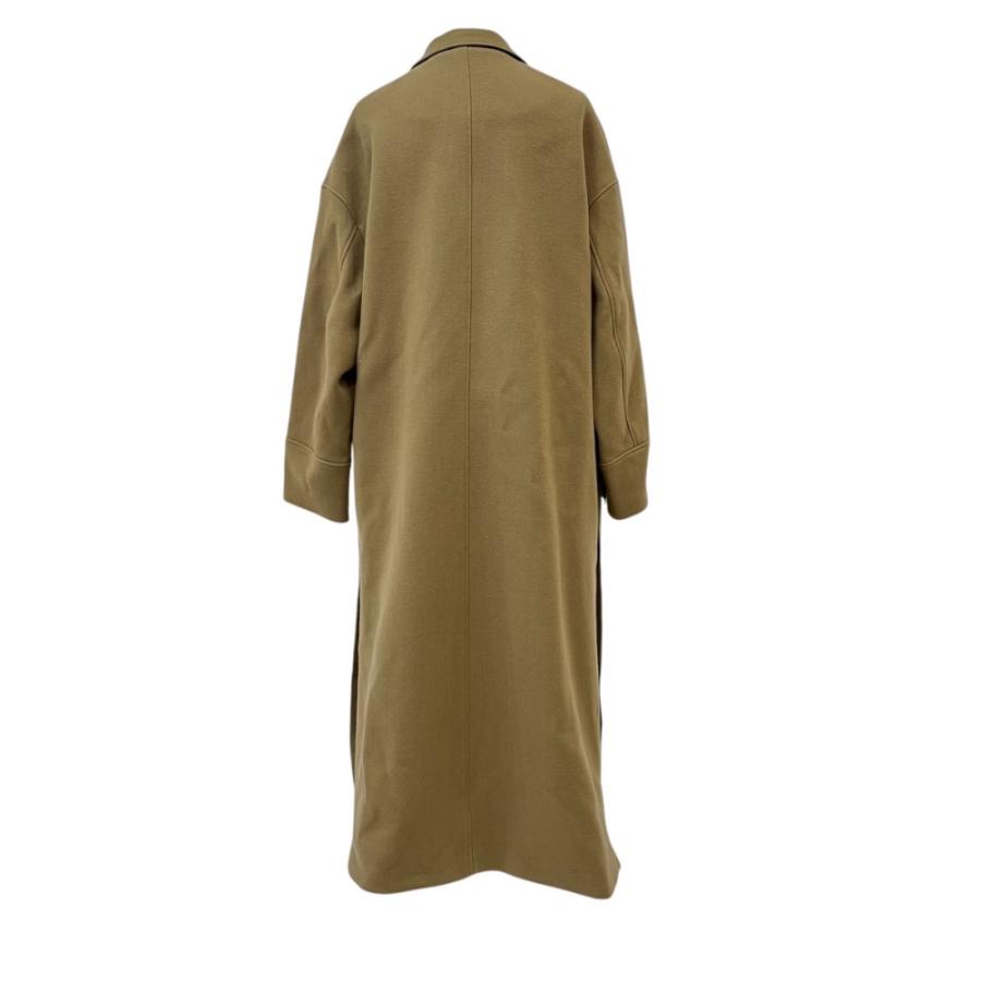 新品同様★22AW★THE RERACS★ウールギャバジン★ダブルブレストコート THE RERACS/ザ・リラクス】RERACS DOUBLE SHETLAND MELTON THE