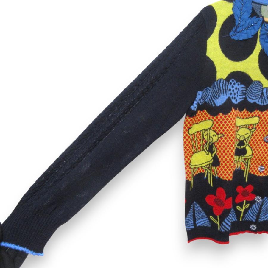 OLLEBOREBLA アルベロベロ ブラック ボレロカーディガン ブタさん OLLEBOREBLA 美品 ALBEROBELLO オレボレブラ アルベロベロ ぶた