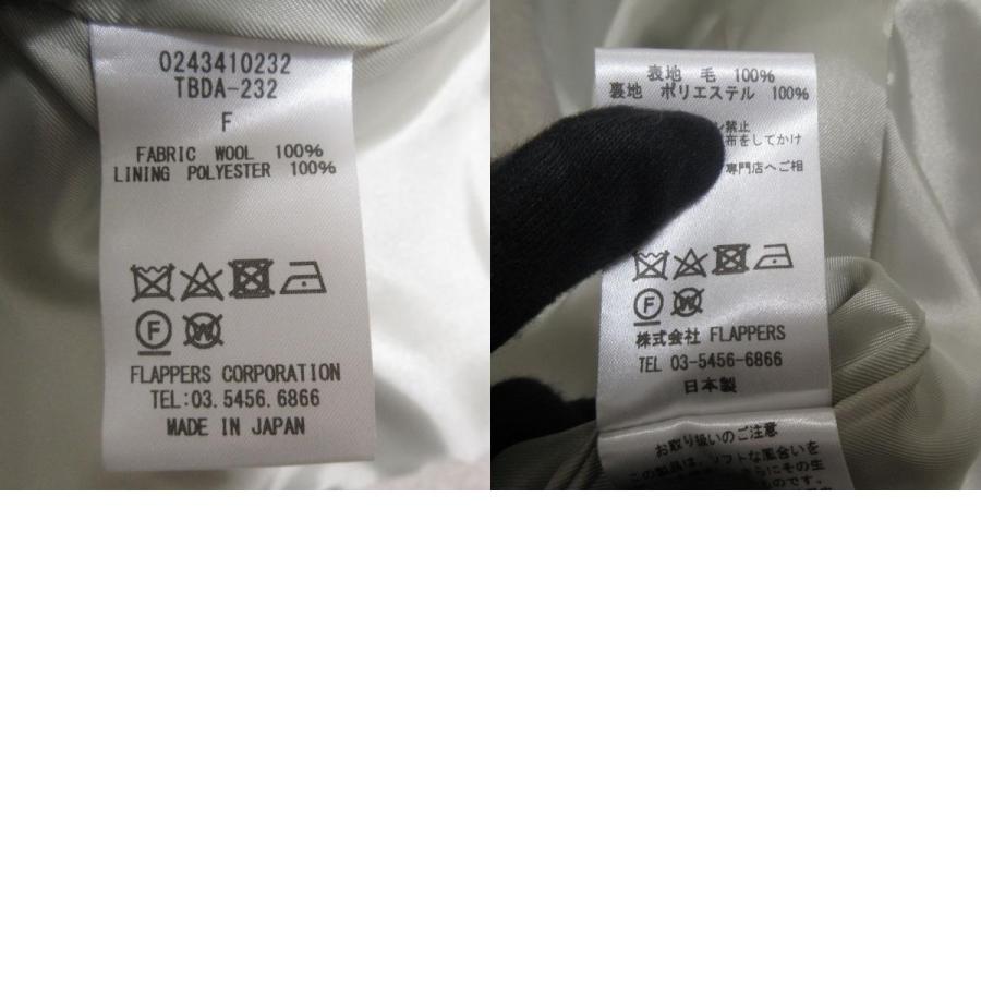 新品タグ付き TICCA 完売ピーコート/TBDA-232 TICCA（ティッカ） 美品 24AW TICCA ウール100％ ソフトメルトン P