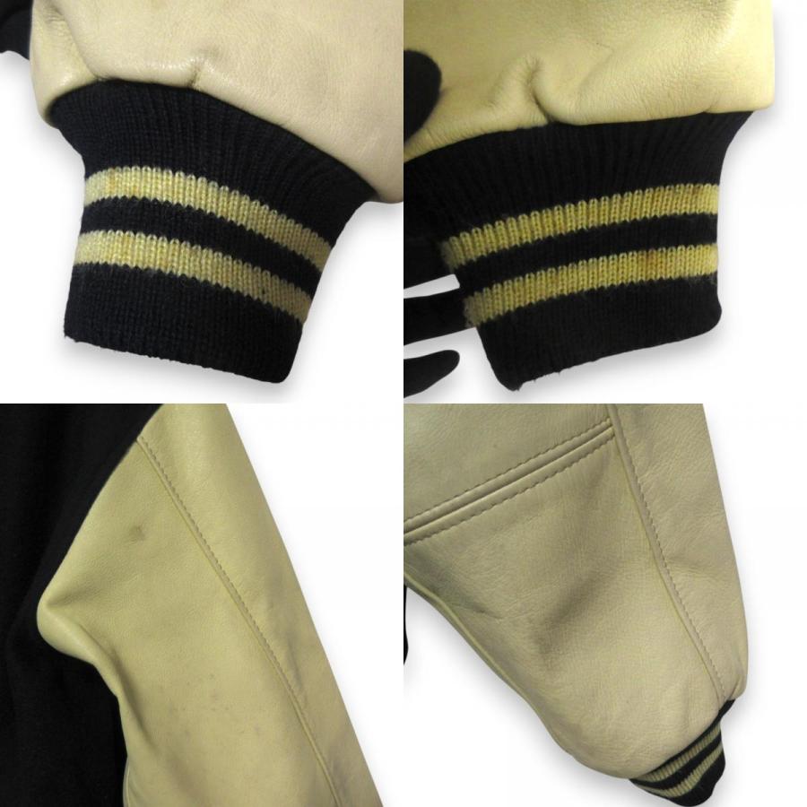 美品　ヴァンヂャケット VAN JAC アーチロゴスタジャン 黒　キルト　LL アイビー！相場価格￥59,400- 美品 VAN JAC ヴァンヂャケット JW