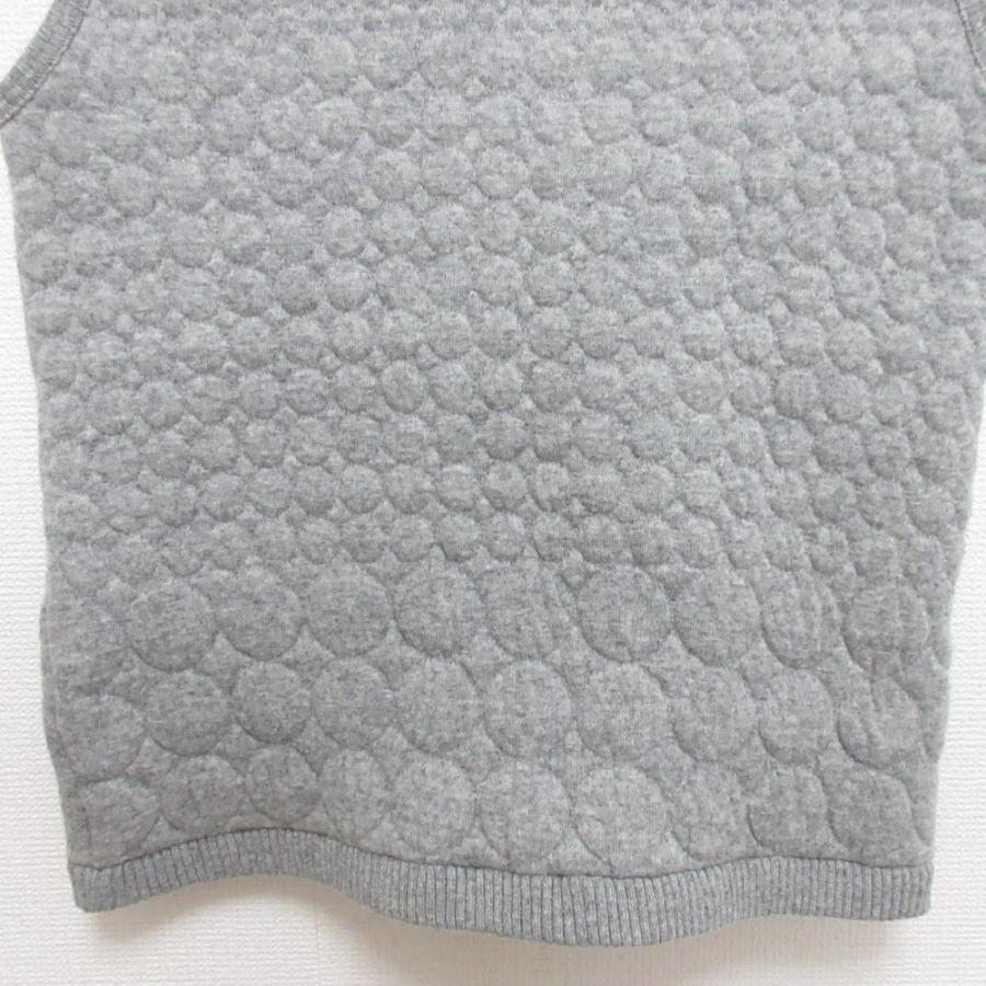mina perhonen - 美品 mina perhonen ミナペルホネン stony クルーネック プルオーバー キルティングベスト サイズ38 グレー レディース 古着 中古 USED mina perhonen（ミナペルホネン） 美品 stony クルーネック プル