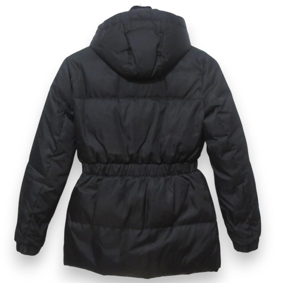 MONCLERモンクレール　ブラック　ダウン　Hendaye サイズ0 MONCLER (モンクレール) フード フルジップ ダウンコート ダウン