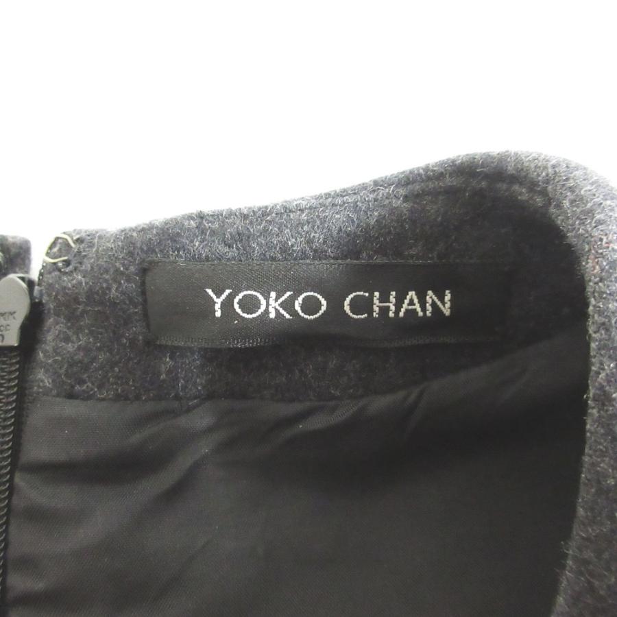 YOKO CHAN（ヨーコチャン） 美品 ウール ノースリーブ ひざ丈