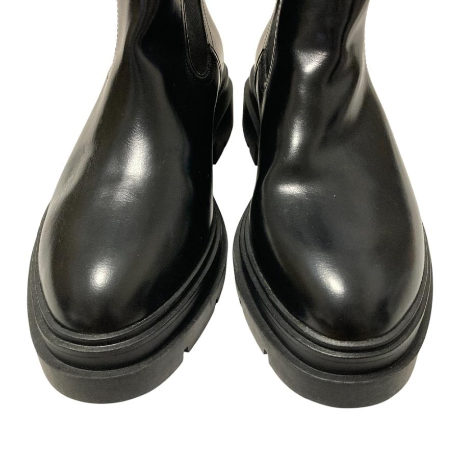 ZARA（ザラ） 美品 サイドゴアブーツ 38 24.5cm程度 ブラック