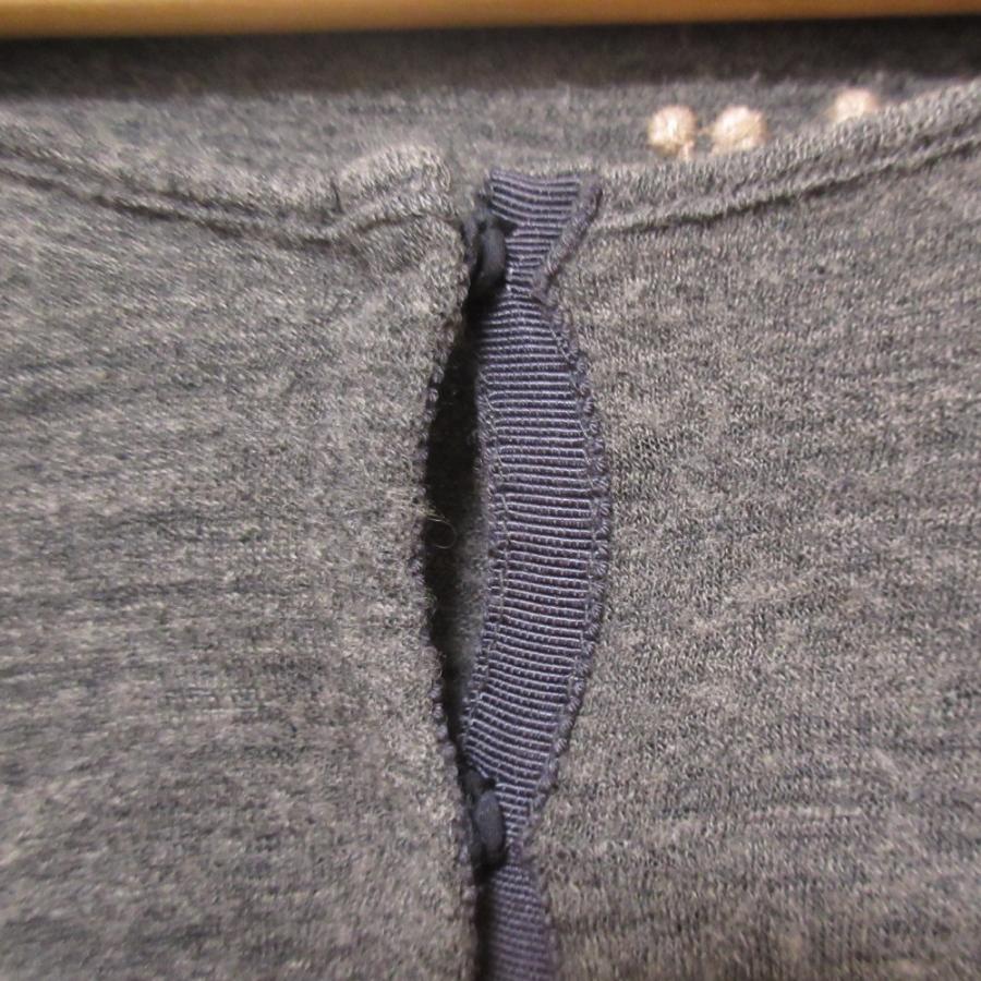 mina perhonen - 良品 mina perhonen ミナペルホネン forest parade 比翼ボタン 長袖 カーディガン pa8274 サイズ38 グレー系 レディース 古着 中古 USED mina perhonen 良品 ミナペルホネン forest parade 比翼ボタン