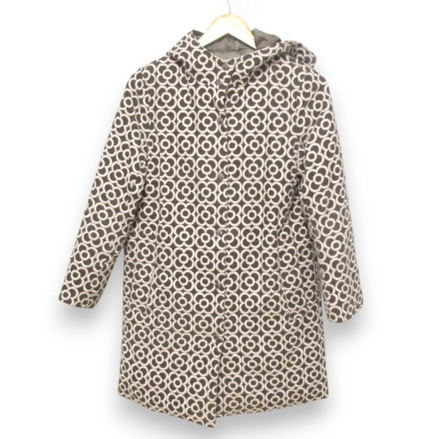 美品꧁サリースコット꧂ダウンコート ジャケット ニット 9号 M切替 ストライプ 美品꧁サリースコット꧂ダウンコート ジャケット ニット 9号 M