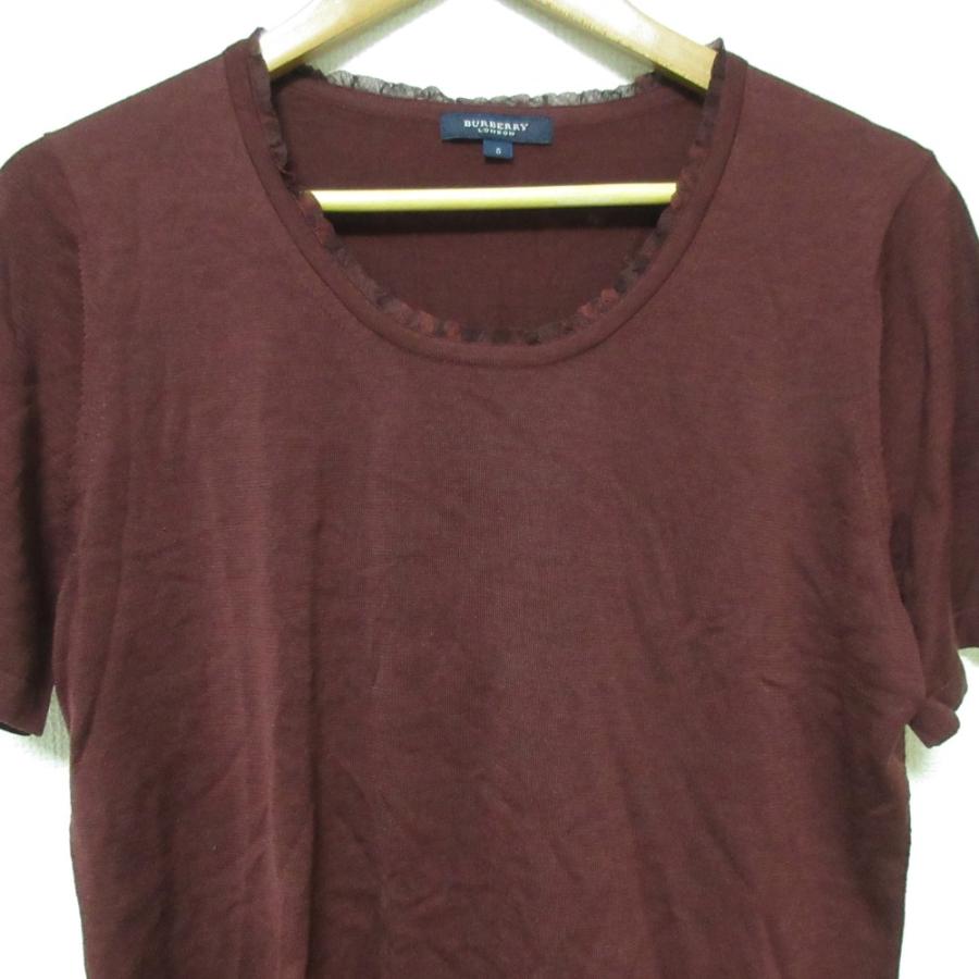 BURBERRY（バーバリー） 美品 BURBERRY LONDON シルクコットン Vネック