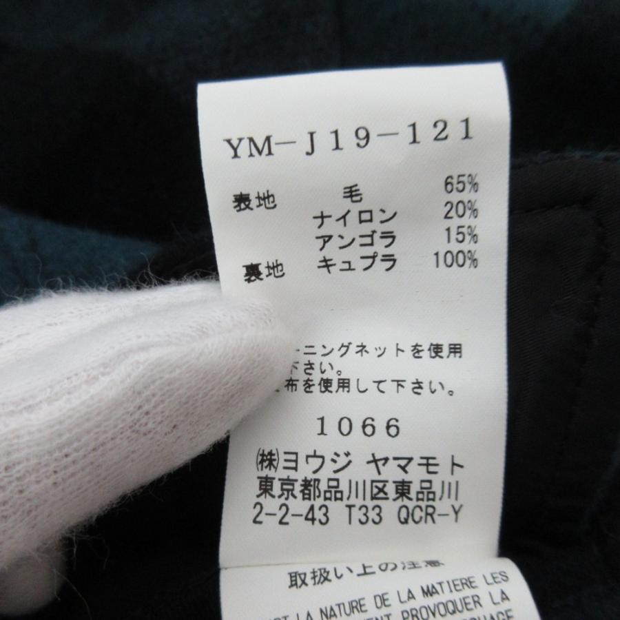 ワイズ　y's ヨウジヤマモト　チェックテーラードジャケット Y's 美品 YOHJI YAMAMOTO ワイズ ヨウジヤマモト チェック柄