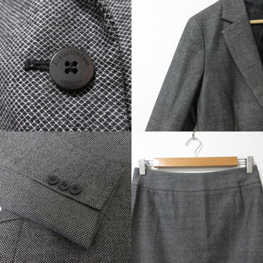 Aquascutum（アクアスキュータム） 美品 ウールシルク シングル 