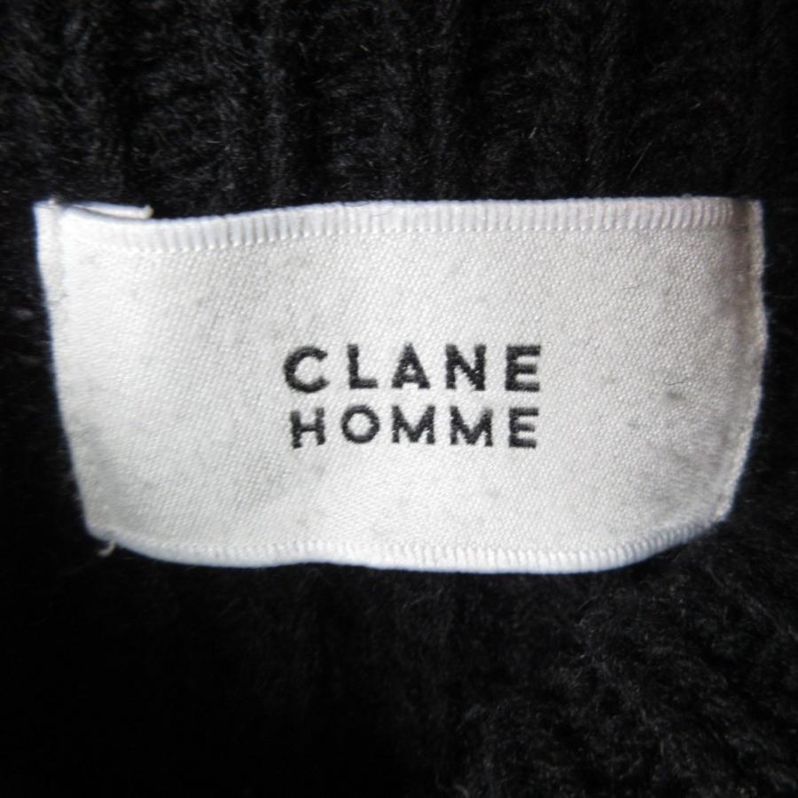 CLANE（クラネ） 美品 CLANE HOMME クラネオム 長袖 ジップニット 