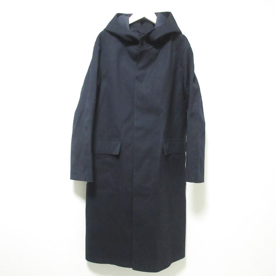 未使用 マッキントッシュ KIRKTON ゴム引きコート フーデッド 紺 38 メンズ KIRKTON - フーデッドゴム引きコート – Mackintosh