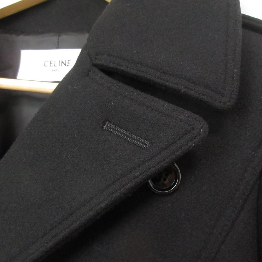 CELINE コート　40 CELINE（セリーヌ） #anc コート 40 チャコールグレー ヴィンテージ 銀
