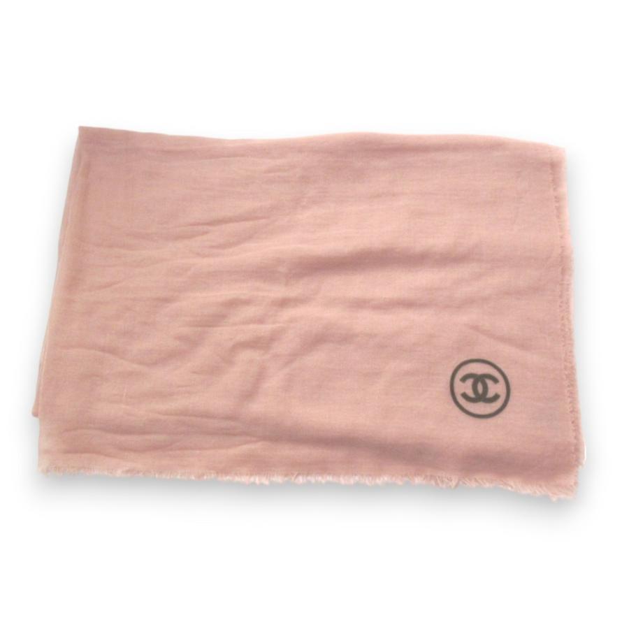CHANEL（シャネル） 美品 ウール×カシミヤ ココマーク 薄手 大判 