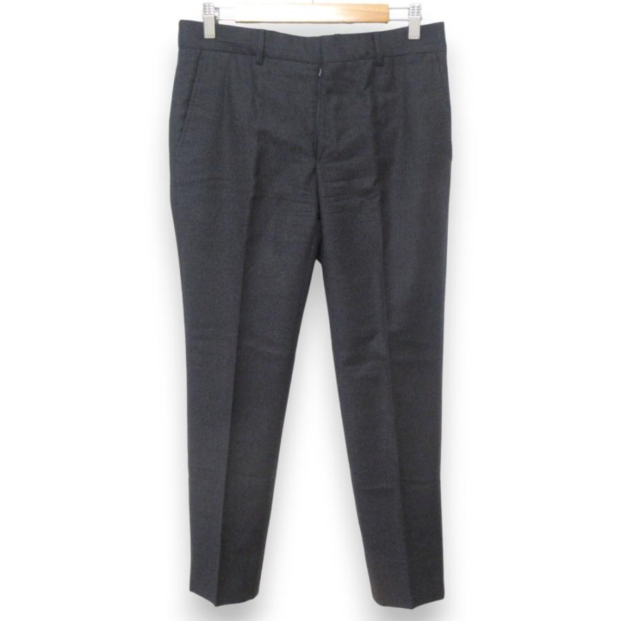 HERMES（エルメス） 美品 ストライプ柄 ウールカシミヤ スラックス