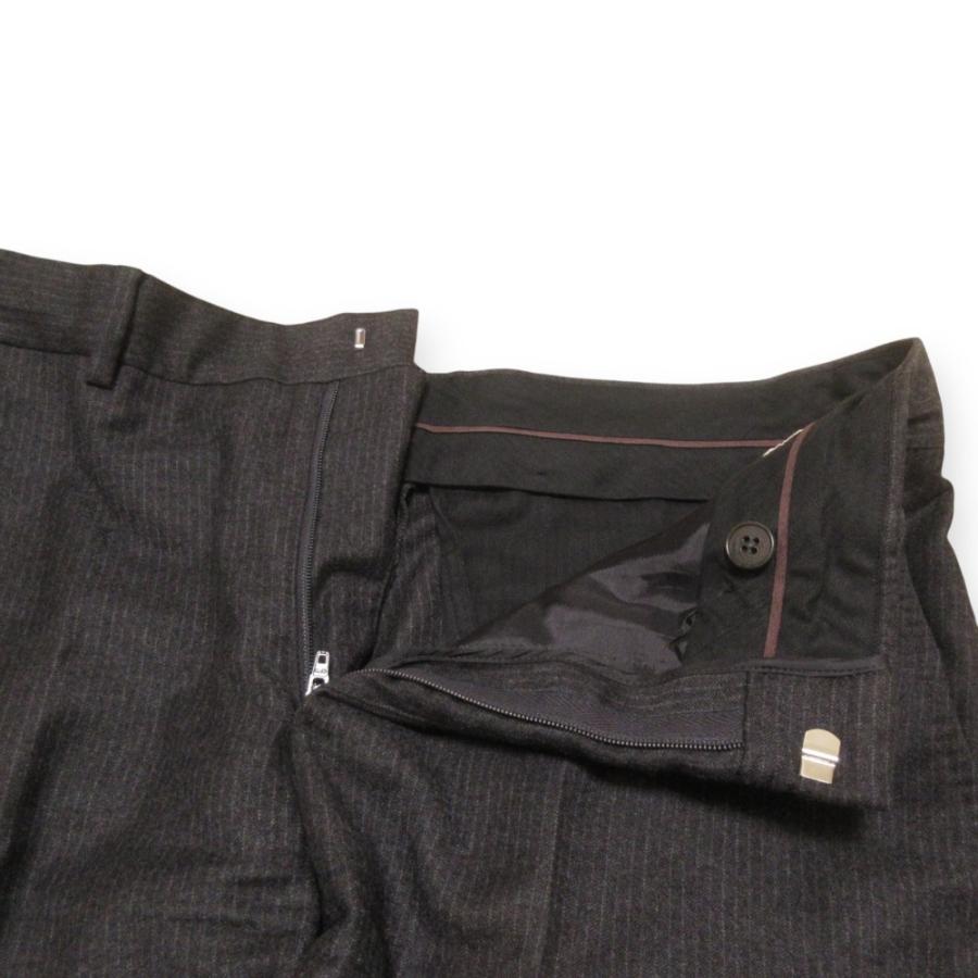 HERMES（エルメス） 美品 ストライプ柄 ウールカシミヤ スラックス