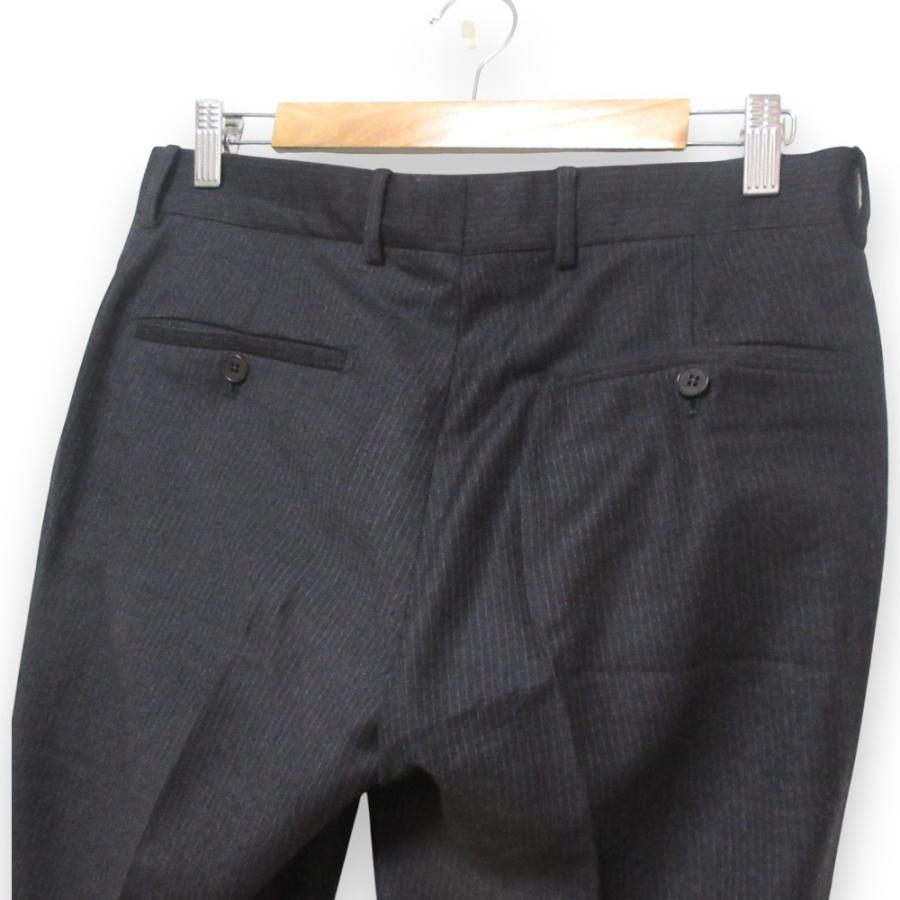 HERMES（エルメス） 美品 ストライプ柄 ウールカシミヤ スラックス