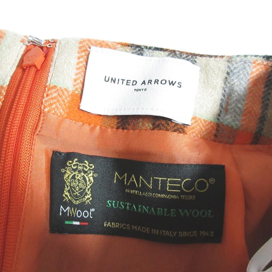 UNITED ARROWS 美品 ユナイテッドアローズ MANTECO チェック柄