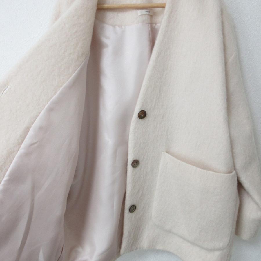 Yori 美品 23AW yori ヨリ ウールモヘアシャギージャケット