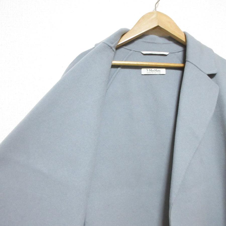 美品 S Max Mara エスマックスマーラ ピュアバージンウール ダブル