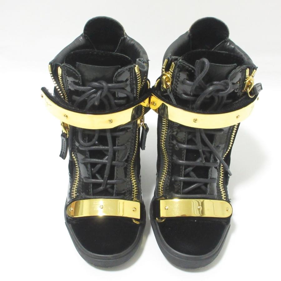 【美品】ジュゼッペザノッティ シークレットソール ウェッジスニーカー　24cm Giuseppe Zanotti 美品 ジュゼッペザノッティ LORENZ