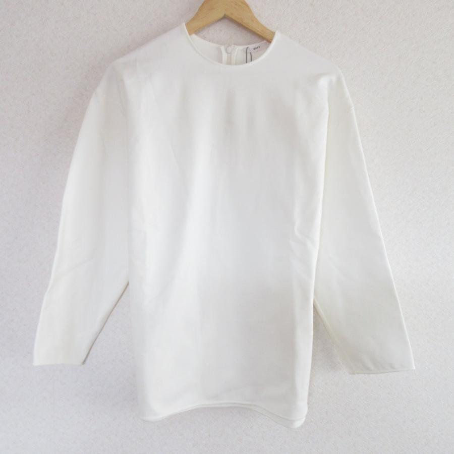 22AW yori ヨリ 長袖 ストレッチ ソフト裏起毛カットソー ブラウス F ホワイト レディース 古着 中古 USED Yori 22AW yori ヨリ 長袖 ストレッチ ソフト裏起毛カットソー
