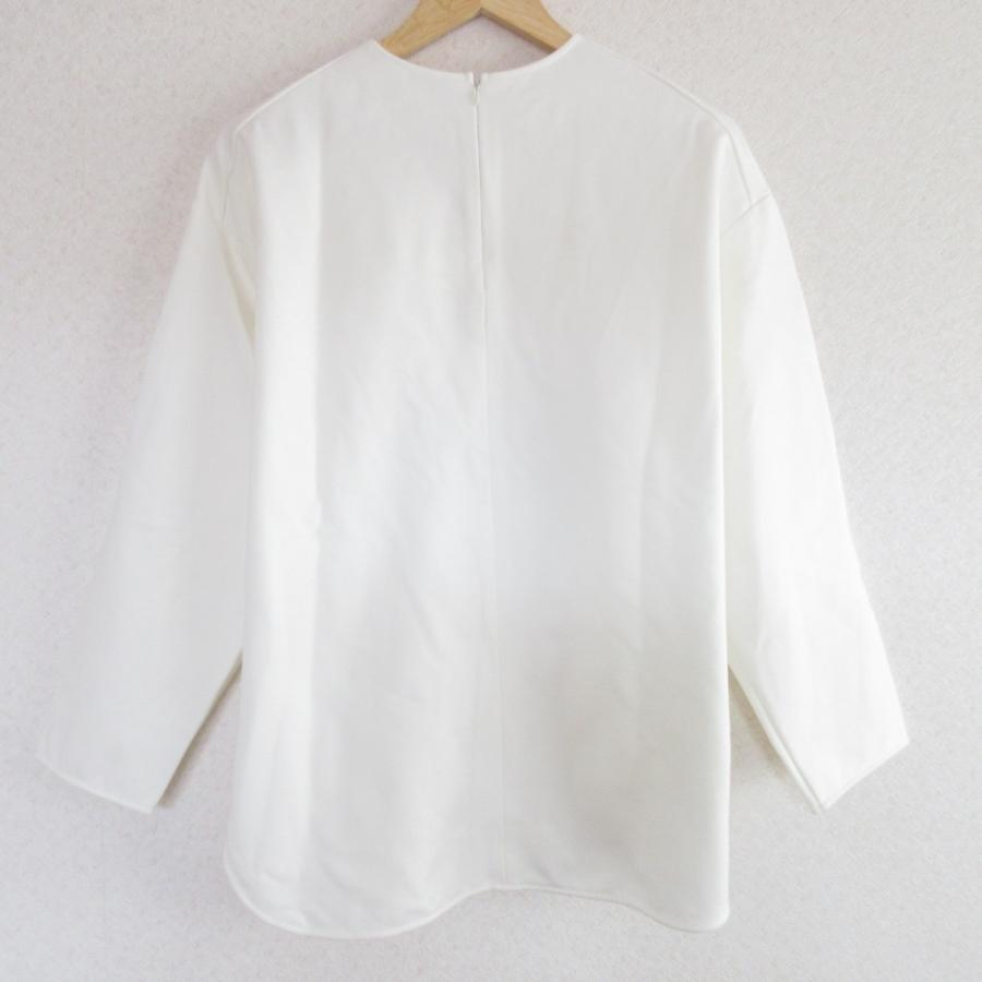 22AW yori ヨリ 長袖 ストレッチ ソフト裏起毛カットソー ブラウス F ホワイト レディース 古着 中古 USED Yori 22AW yori ヨリ 長袖 ストレッチ ソフト裏起毛カットソー