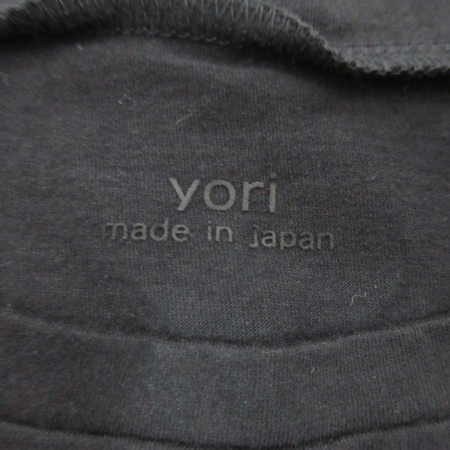 Yori 美品 ヨリ ロングスリーブ ティアードカットソーワンピース