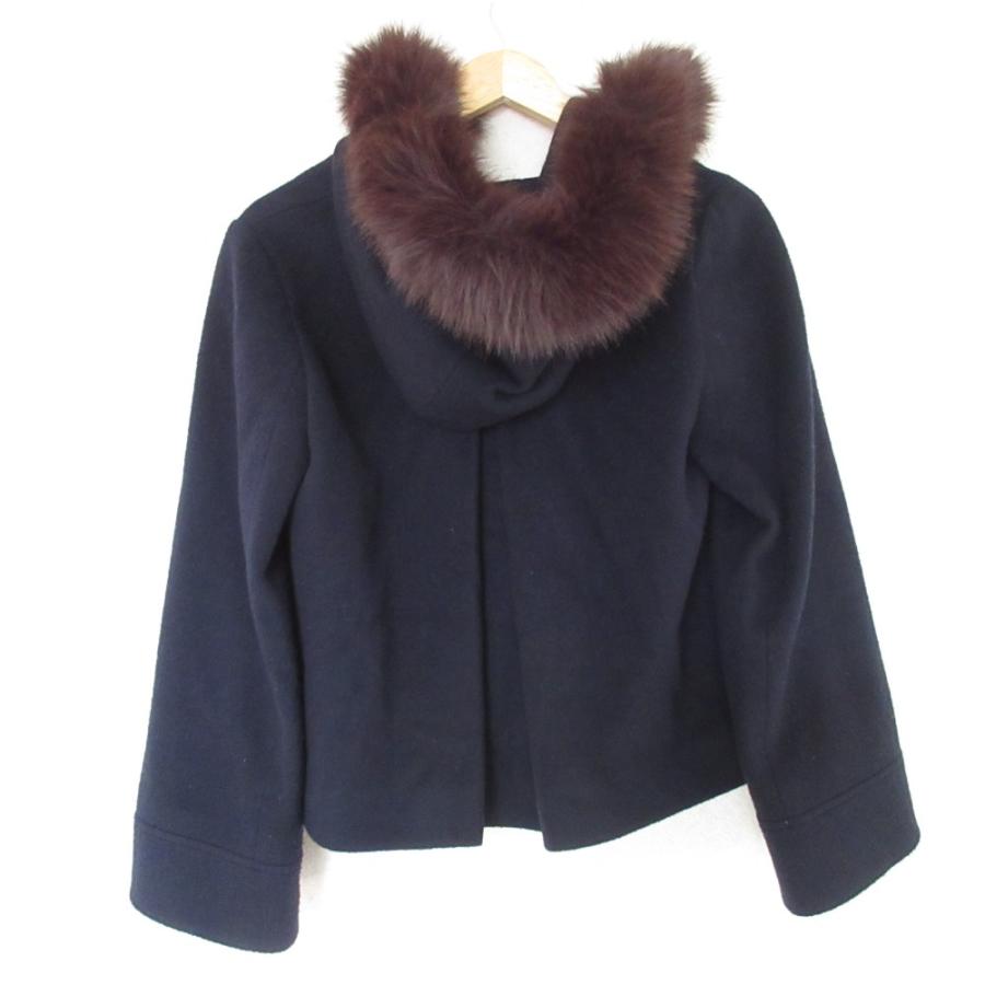 LAISSE PASSE（レッセパッセ） 美品 フードファーショートコート 