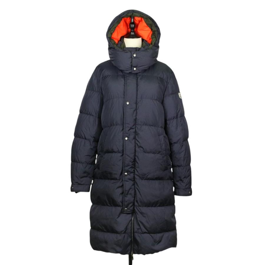 美品 モンクレールレディースコートリバーシブル MONCLER（モンクレール） ダウンジャケット リバーシブル ロング