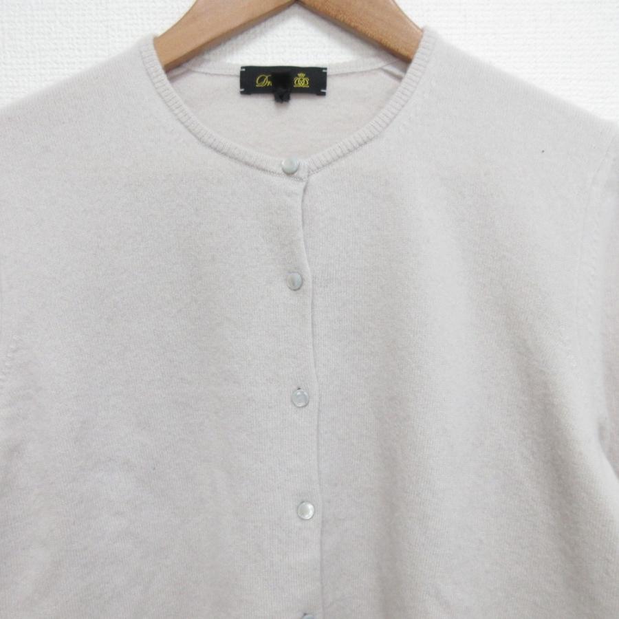 DRAWER（ドゥロワー） 美品 14Gカシミヤクルーネックカーディガン