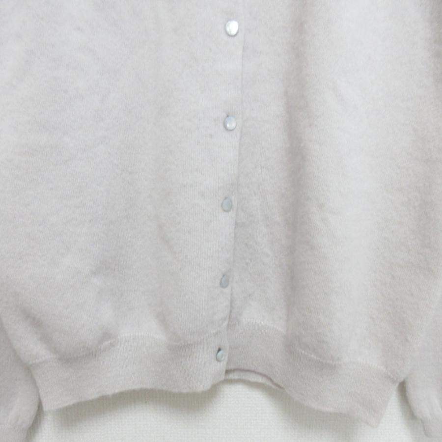 DRAWER（ドゥロワー） 美品 14Gカシミヤクルーネックカーディガン
