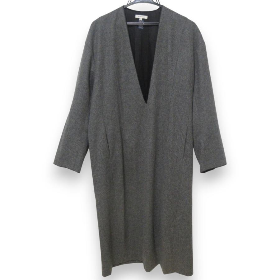 BLAMINK 美品 ブラミンク P WO VN LSL ウール Vネック 長袖 ロング