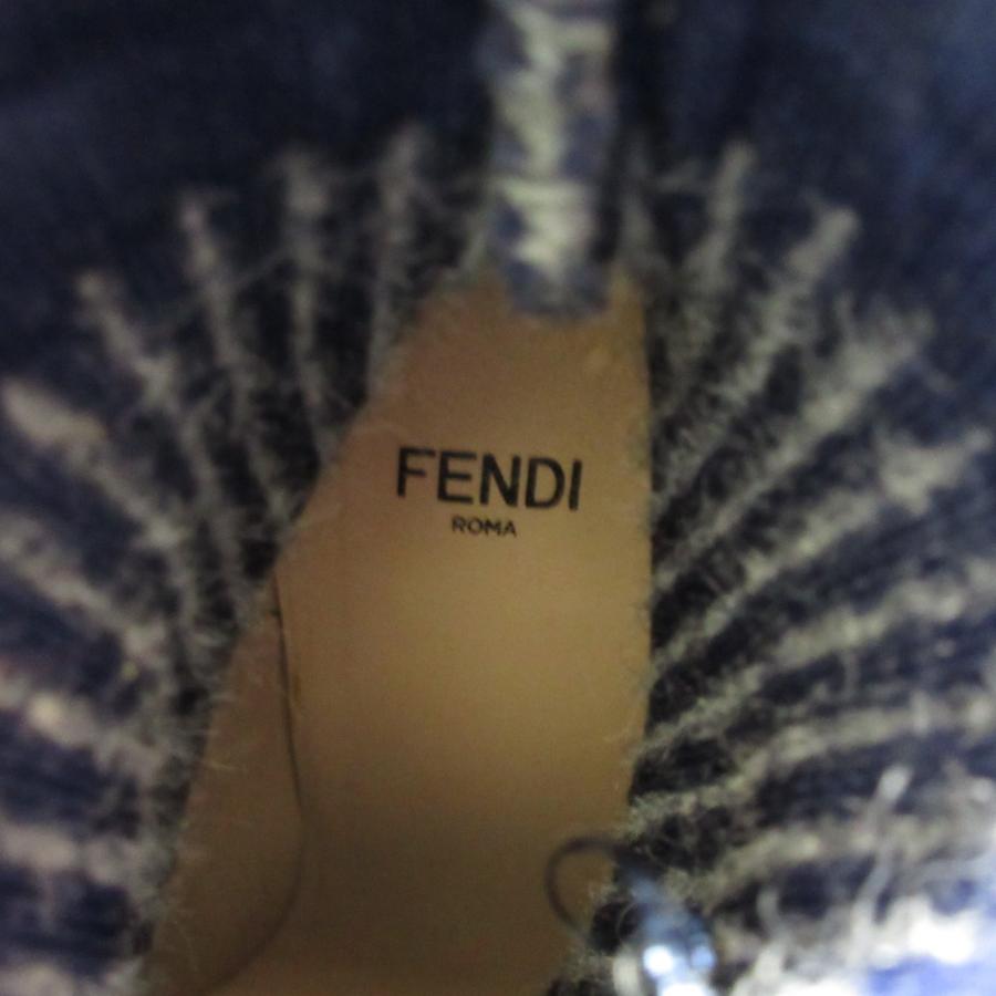 FENDI（フェンディ） 新品同様 ROCKOKO ロココ ニット ベロア ソックス