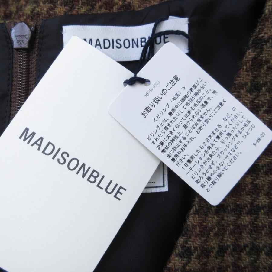 未使用 MADISONBLUE マディソンブルー DEEP V MAXI OP CHECK タータン  