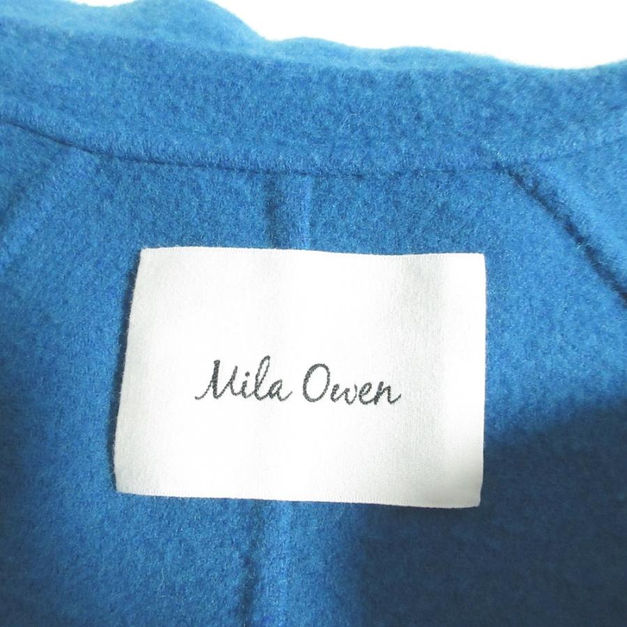 Mila Owen（ミラオーウェン） 美品 22AW Mila Owen 襟ストラップダブル
