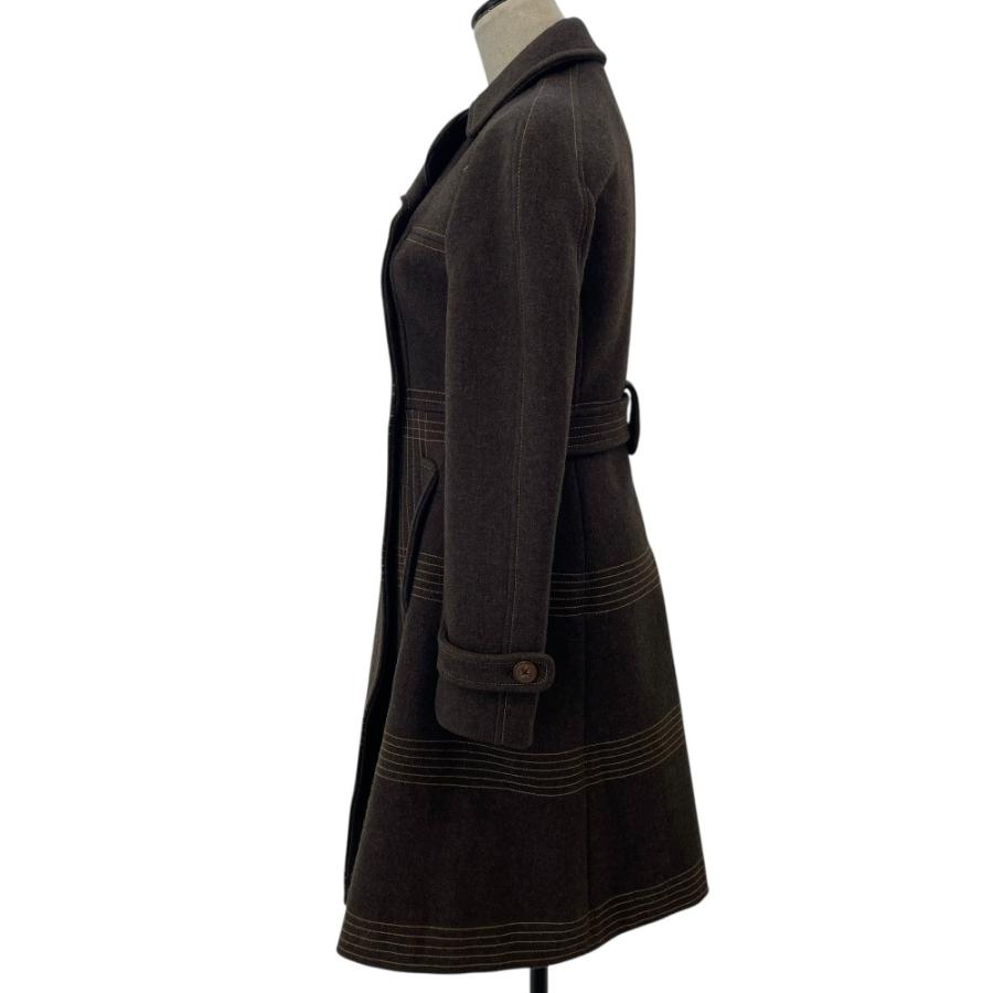 美品 CARA WHEART ユナイテッドアローズ ウール オレンジステッチ 