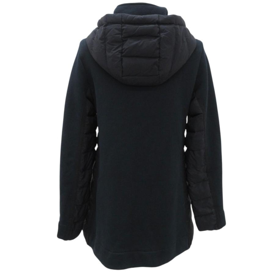 HERNO（ヘルノ） 良品 ダウン スウェット コンビ ジップパーカー 38
